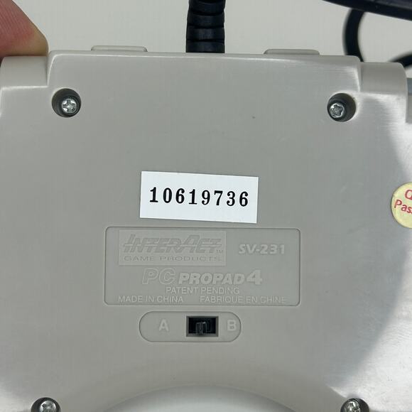 Interact PC Propad 4 Gamepad Controller SV-231 Vintage DB15 PC Joystick Pad - Picture 8 of 8